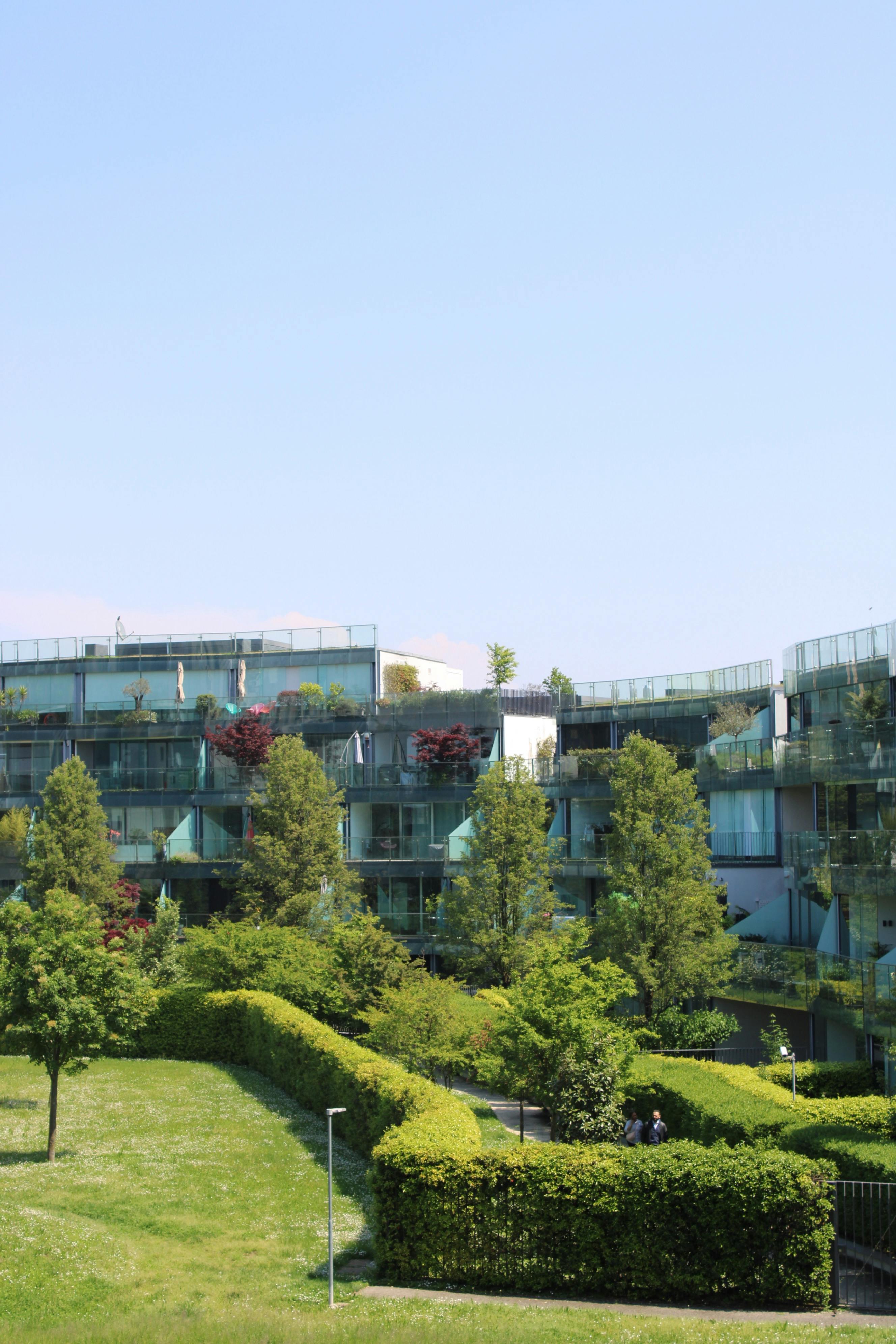 Modern green architecture representing innovative collaborative design